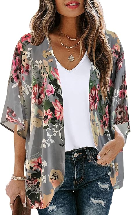 Women's Floral Print Puff Sleeve